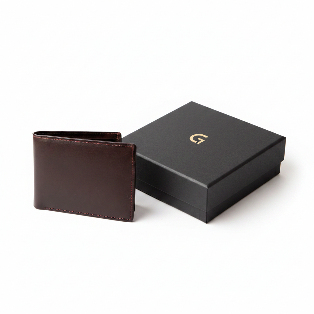 Leather Wallet Gift Set Bundle