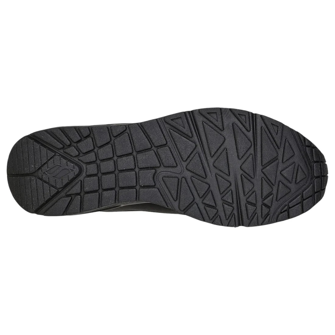 Mens Skechers Uno - Stand On Air Shoes Black/Black
